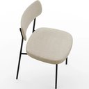 Ver imagem 3 de Kit 4 Cadeiras para Sala de Jantar e Cozinha Melissa em Aço Carbono