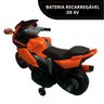 Moto Elétrica Infantil Criança 3 Anos 25kg 3km/h Bateria Recarregável 6v Luz Musica Som Frente Ré Co - 5