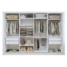 Guarda Roupa Casal Premium Nápoli 279,3cm 4 Portas 4 Gavetas Espresso Móveis - 4
