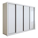 Ver imagem 2 de Guarda Roupa Casal Premium Nápoli 4 Portas de Correr 4 Gavetas 279,3cm Yescasa