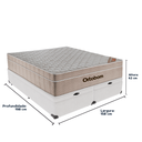 Ver imagem 5 de Cama Box Baú Branco e Colchão Airtech SpringPocket Queen Ortobom