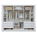 Ver imagem 5 de Guarda Roupa Casal Premium Nápoli 3 Portas de Correr 6 Gavetas 242cm Yescasa