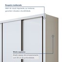 Ver imagem 6 de Guarda Roupa Casal Premium Nápoli 242cm 3 Portas 6 Gavetas Yescasa