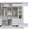 Ver mais imagens de Guarda Roupa Casal Premium Nápoli 242cm 3 Portas 6 Gavetas Yescasa