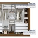 Ver mais imagens de Guarda Roupa Casal Premium Nápoli 242cm 3 Portas 6 Gavetas Yescasa