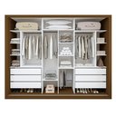 Ver imagem 5 de Guarda Roupa Casal Premium Nápoli 3 Portas de Correr 6 Gavetas 242cm Yescasa