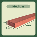 Ver imagem 4 de 20 Ripas Sarrafos Eucalipto 2x5x50cm Aplainado Artesanato