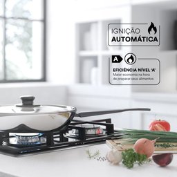 Cooktop à Gás 5 Bocas Eos Ecg05 Inox Bivolt - 6