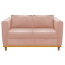 Ver mais imagens de Kit Sofá 2 Lugares e Poltrona Europa Suede Rosê ADJ Decor