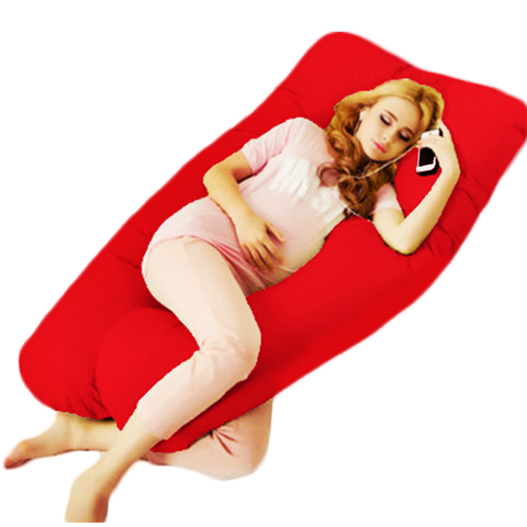 Travesseiro Gigante Happy Line 150 x 70 cm - Vermelho