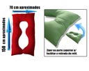 Ver imagem 2 de Travesseiro Gigante Happy Line 150 x 70 cm - Vermelho