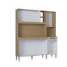 Cozinha Compacta Bárbara 6 Portas 1 Gaveta Mdp/mdf Ripado Poquema Móveis - 4