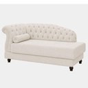 Ver imagem 1 de Sofá com Chaise Pomme 1 Lugar Fixo 160cm Off White Bouclé Sallar Home
