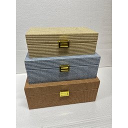 Jogo com 3 Caixas Decorativas - 2