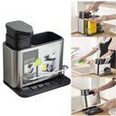 Ver imagem 7 de Dispenser Aço Inox 304 Sabão Líquido Bucha Esponja Cozinha