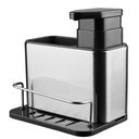 Ver mais imagens de Dispenser Aço Inox 304 Sabão Líquido Bucha Esponja Cozinha