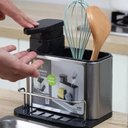 Ver imagem 3 de Dispenser Aço Inox 304 Sabão Líquido Bucha Esponja Cozinha