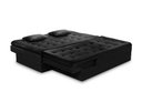 Ver imagem 3 de Sofá Cama King 5 Lugares 2,70m Alice Suede Preto Adonai Estofados
