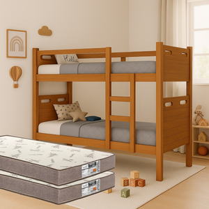 Beliche Infantil ou Adulto com 02 Colchões Macios Proteção Completa com Grade Resistente