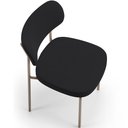 Ver imagem 3 de Kit 06 Cadeiras Estofadas para Sala de Jantar Melina Base Arena L02 Suede Preto - Lyam Decor