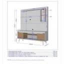 Ver imagem 4 de Estante Home para TV até 52 Polegadas Gabbana Móveis Bechara