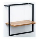 Ver imagem 1 de Prateleira Com Suporte Decorativo 40 x 40 cm Mel