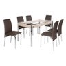 Conjunto de Mesa 6 Cadeiras Barcelona Ciplafe - 3