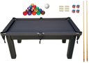 Ver imagem 1 de Mesa de Sinuca/Snooker/Bilhar com Kit Impar Sports - Black