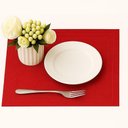 Ver imagem 6 de Jogo 4 Lugar Americano Retangular Mesa Pvc Vermelho Executivo 30x45cm em Casa Tem