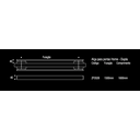 Ver imagem 5 de Puxador Alça para Porta de Passagem Home Duplo Zen 1500mm Inox Polido ZP2028.710