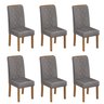 Kit 6 Cadeiras para Sala de Jantar Ayla - 1