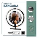 Ver imagem 4 de Espelho Redondo Bancada 50cm Luz Led 3tons Design Premium