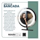 Ver imagem 6 de Espelho Redondo Bancada 50cm Luz Led 3tons Design Premium
