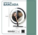 Ver imagem 3 de Espelho Redondo Bancada 50cm Luz Led 3tons Design Premium