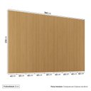 Ver imagem 3 de Painel para TV até 86 Polegadas 360cmx230cm Liso Aruá CabeCasa MadeiraOriginals