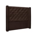 Ver imagem 1 de Cabeceira King 195 Cm Vicenza Suede Café