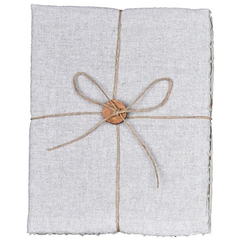 Jogo de 2 Guardanapos em Tecido Cinza L'Hermitage 26956