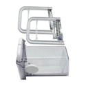 Ver imagem 7 de Ralador Cortador Queijo Presunto Fatiador Manual 4 em 1 Lamina Inox Armazenamento Pote Hermetico