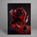 Ver imagem 1 de Quadro Decorativo Flower Red Rose Relevo