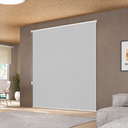 Ver imagem 2 de Persiana Rolô Blackout PVC Larg 1,30x1,30 Alt:Cinza