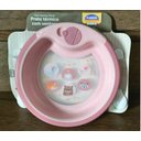 Ver imagem 3 de Kit Refeição Bebê Infantil Prato Térmico Ventosa Copo Mágico 360º e Potes Bichinhos Petit