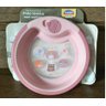 Kit Refeição Bebê Infantil Prato Térmico Ventosa Copo Mágico 360º e Potes Bichinhos Petit - 3