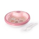 Ver imagem 6 de Kit Refeição Bebê Infantil Prato Térmico Ventosa Copo Mágico 360º e Potes Bichinhos Petit