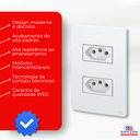 Ver imagem 6 de Conjunto 2 Tomadas 20a 2p+t com Placa Branco Esatta Weg