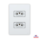 Ver imagem 3 de Conjunto 2 Tomadas 20a 2p+t com Placa Branco Esatta Weg