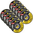 Ver imagem 1 de Disco Lixa Flap 115mm Grão 40 Madeira Aço Desbaste | 10 Un