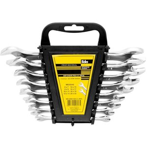 Jogo de Chaves Fixas Crv 6-22mm Bandeja com 8 Peças - 8ar - Eda