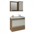 Ver imagem 2 de Gabinete para Banheiro com Cuba e Espelheira Grécia Mgm Móveis