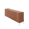 Buffet 3 Portas 3 Gavetas Jasper 184 Cm - Canella C/ Champanhe - 5