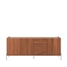 Buffet 3 Portas 3 Gavetas Jasper 184 Cm - Canella C/ Champanhe - 1